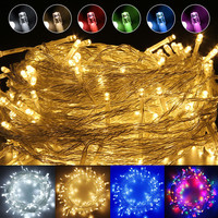 Guirlandes lumineuses de Noël extérieures YN Starlight Copper, étanches, 8 modes, taille et couleur personnalisées