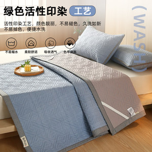 Ensemble de matelas rafraîchissant en pur coton, taille lit 1,2 m, lavable en machine, drap tatami, taie d'oreiller, usage domestique, qualité A, 3 pièces - Product Image 5