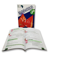 Livres de copie de mathématiques africaines référence Manuel scolaire Livre de cours impression pour les étudiants