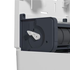 दीवार घुड़सवार आधुनिक पर्यावरण के अनुकूल एब्स प्लास्टिक सफेद काले चांदी ऑटो कट ऊतक कागज जंबो डिस्पेंसर धारक - Product Image 6