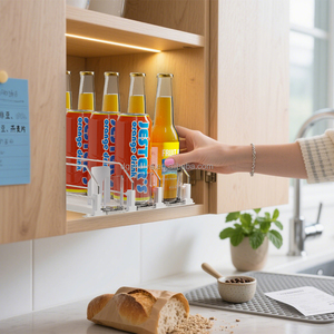 Upgraded Drink <strong>Dispenser</strong> for Fridge, Automatic Pusher Glide,12oz 16oz - <strong>Can</strong> <strong>Dispenser</strong> for Fridge Drink Organizer for Fridge - Product Image 5