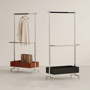 Perchero Móvil de Acero Inoxidable Estilo <span class=keywords><strong>Vintage</strong></span> con Diseño de Personajes para Tienda de Ropa - Product Image 2