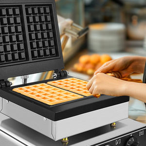 Machine de cuisine de crêpe de crêpe de gaufre d'acier inoxydable <span class=keywords><strong>électrique</strong></span> commerciale - Product Image 4