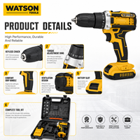 Perceuse sans fil certifiée CE 21V Max avec 2 batteries et chargeur, vente en gros directe usine OEM