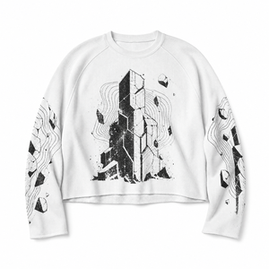 Camiseta de Manga Larga con Logotipo Personalizado, Tejido Waffle Térmico, Cuello Redondo, Corte Holgado, Antiencogimiento, Antipilling, Marca Privada para Hombre - Product Image 3