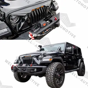 Factory Sale Exterior Car Accessories New Style Front Bumper Grille For Jeep Wrangler JK 2007- 2017