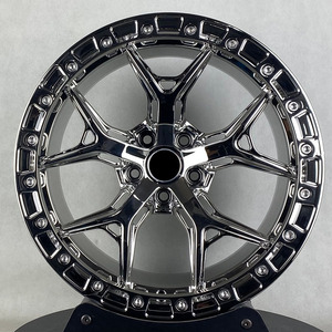 Rines Deportivos Personalizados de 17-22 Pulgadas, Pulidos y Fresados, con Sistema Beadlock, 5x112 5x120, Compatibles con Clase <span class=keywords><strong>E</strong></span>, S4, <span class=keywords><strong>BMW</strong></span> 320i, 330i, Rines Forjados Personalizados - Product Image 3