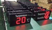 Affichage numérique à LED de grande taille pour la température, affichage à LED de la température et de l'humidité