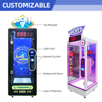 Nouvelle machine de jeu à monnayeur avec lecteur de cartes pour centre commercial, machine à gages d'arcade au design innovant, jeu de défi de chronométrage de 10 secondes