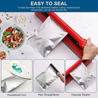 Emballage de sac de papier d'aluminium scellé sous vide de cornue à haute température pochette barrière imprimée personnalisée pour biscuits collations prêtes à manger