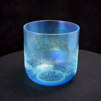 Bols chantants en cristal de pierres précieuses naturelles de thérapie sonore pour la méditation Yoga Alchemy-432Hz/440Hz 99.99% cristal pur