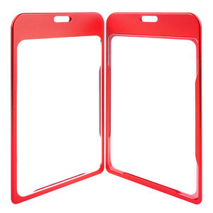 Certificat de travail en métal de grande taille Badge d'identité ID Business Case Employess Nom ID Card Cover Aluminium Alloy Card Holder - Product Image 2