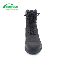 AEGISEC – bottes tactiques de protection des orteils en composite, bottes en nubuck noir avec huile antidérapante, protection contre la pénétration dans la jungle du désert