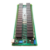 Módulo de Alimentación Ethernet/RS485 de Alta Corriente de 32 Canales, 12V/24V 20A, Puerto de Red RJ45, Placa TCP/IP Modbus RTU, 1 oz de Cobre