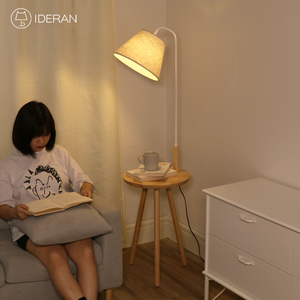 FCC Factory Functional Wooden Standing <strong>Lamp</strong> for Living Room Hotel Led <strong>Arc</strong> with Table Standing Home Decor <strong>Floor</strong> <strong>Lamp</strong> - Product Image 4
