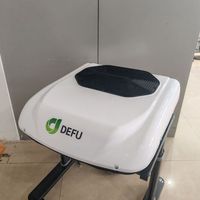 Nouveau climatiseur de toit électrique DEFU 12V 24V pour camion/fourgonnette/voiture, alimenté par batterie, compresseur scroll 7500-10500 BTU