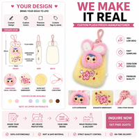 Sac à main en peluche Sanxiaomao, fournisseur de production sur mesure, sac en peluche mignon et doux avec bandoulière