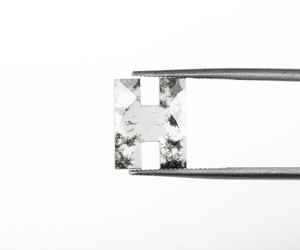 1.71 CT 10.1x8.0mm Lab Grown D Color H Shaped <b>Initial</b> Diamond Pendant <b>Ring</b> with IGI Certification - Product Image 1