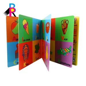 Gute Qualität Custom Board Bücher Kinder Baby Leaning Alphabet Bücher für Kinder