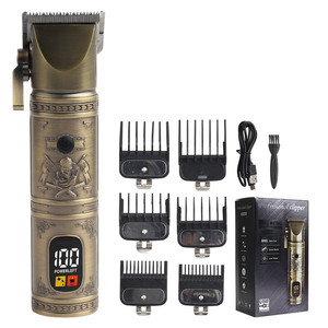 Kit de Aseo Profesional Inalámbrico para Barbero: Recortadora de Pelo 0mm de Corte a Cero para Acabados Precisos, Afeitadora Eléctrica Doméstica - Product Image 5