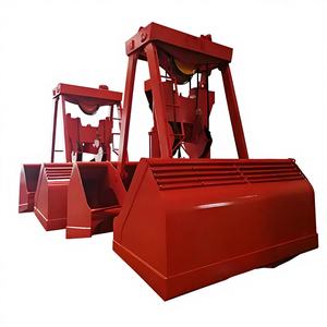 כף חבל פלדה מסוג צדפה עם מנוע ומערכת הילוכים, אחיזה מסתובבת חשמלית/מכנית למנוף, פתיחת לסת 2600 מ\"מ - Product Image 1