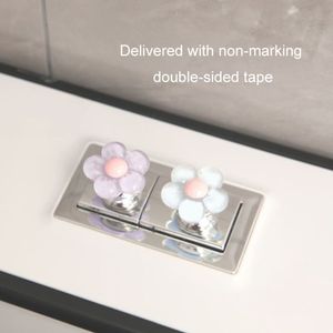 Bouton de <span class=keywords><strong>chasse</strong></span> <span class=keywords><strong>d</strong></span>'<span class=keywords><strong>eau</strong></span> <span class=keywords><strong>d</strong></span>écoratif pour toilettes, motif floral mignon, pour salle de bain, nettoyage domestique, <span class=keywords><strong>d</strong></span>écoration - Product Image 6