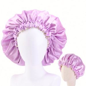 Lot de 2 Bonnets Maman et Moi en Soie pour Enfants et Femmes, en Satin pour Dormir avec Bande Élastique Ajustable, Cadeaux - Product Image 3