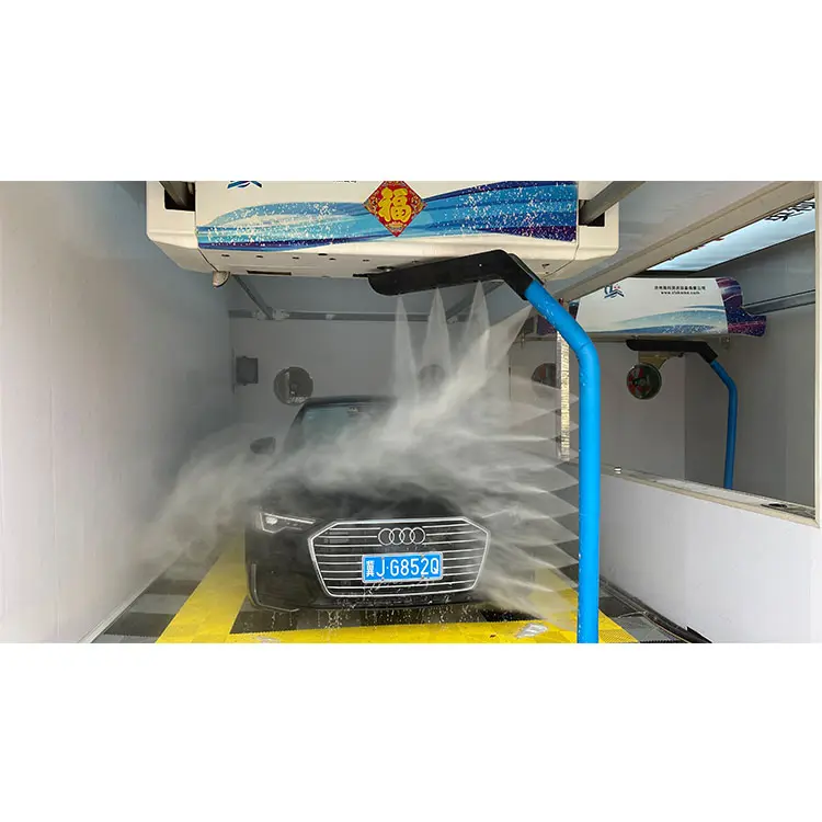 High-Pressure Fully Automatic Car Wash Machine Wipe-Free Touchless Stainless Steel Efficient and Good Quality