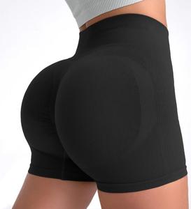 Tùy Chỉnh Chất Lượng Cao Phụ Nữ Scrunch Mông Yoga Quần Short Cao Eo Tập Thể Dục Hip Nâng Dưới Đào Tạo Ngoài Trời Đẩy lên Biker Quần Short - Product Image 2