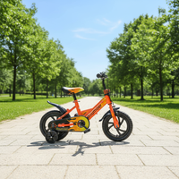 Bicicleta QUQI de 12 Pulgadas para Niños y Niñas, con Cuadro de Acero al Carbono, Ruedas de Entrenamiento, Frenos y Canasta de Plástico