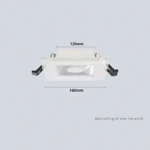 नई उच्च लुमेन सिल पैनल प्रकाश पैनल कवर एम्बेडेड 18W 24W एल्यूमीनियम downlight वर्ग कांच अल्ट्रा-पतली frameless पैनल प्रकाश का नेतृत्व किया - Product Image 6