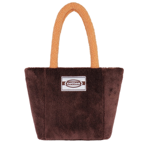 Pochette de voyage unisexe de luxe en peluche écologique, souple, vintage, avec fermeture éclair RFID USB, antivol, pour l'école et les voyages - Product Image 1