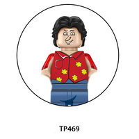 TP461-TP469 Personajes de la Serie Animada de Comedia Familia Griffin Stewie Bloques de Construcción Educativos de Plástico Mini Juguetes para Niños