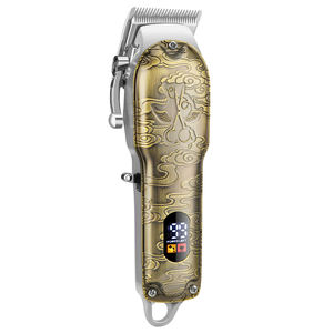 Tondeuse à cheveux électrique Lanumi <span class=keywords><strong>LM</strong></span>-106A, nouvelle, de qualité supérieure, entièrement métallique, avec écran LED, pour salon de coiffure. - Product Image 4