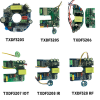Tablero de control de ventilador de bajo voltaje AC/DC 12V para ventiladores de techo componente PCBA PCB