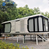 Maison capsule de luxe préfabriquée Shijiazhuang Maison mobile haut de gamme de taille personnalisée pour salon ou parc