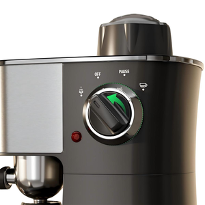 Machine à café expresso en acier inoxydable de 2 à 4 tasses avec mousseur à lait, machine à cappuccino et latte 3,5 bars pour la maison et le bureau - Product Image 3