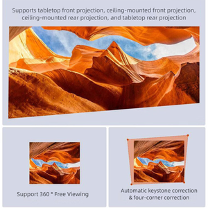 EL-200K Ust Laser Chiếu 4K HDR 3 <span class=keywords><strong>LCD</strong></span> Hiển Thị <span class=keywords><strong>Wifi</strong></span> Thông Minh Ai Android Siêu Ngắn Ném TV Chiếu Chuyên Nghiệp Rạp Chiếu Phim Gia Đình - Product Image 3