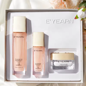 Kit de Soin Visage Végétalien Naturel OEM à l'Extrait de Nectar Végétal avec Tonique, Sérum, Crème Visage – Système de Soin en 3 Étapes – Coffret Cadeau - Product Image 5