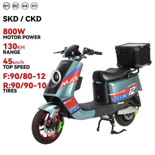 JOYKIE 48V 60Ah 800W Electric Scooter, Large Storage Space, Rear Hub Motor, Adult City Commuter Moped with Disc Brakes