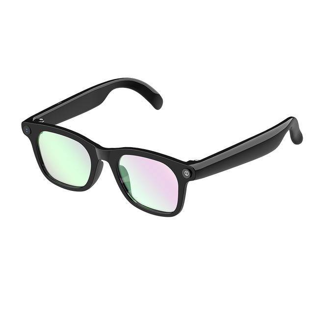 New AI Smart Glasses with 4K HD Video Recording, Built-in Camera, WiFi and Transmission