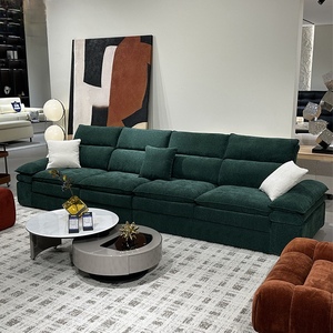 Luxury Oversized Sectional <b>Set</b> Modern L-Shaped Modular Cloud Design Extra Deep Seats Apartment Living Room High-End - Product Image 2