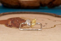 Anillo Elegante de Perlas para Mujer, Oro Sólido de 14 Quilates, Diamante Cultivado en Laboratorio, Joyería Hecha a Mano, Diseño Clásico Brillante, Lujo, IGI