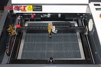 Máquina de Grabado y Corte Láser CO2 LB4040E 400x400mm 50W/60W Refrigerada por Aire CNC para Madera, Acrílico, Papel, Piedra y Goma