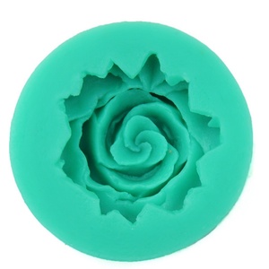 Molde de Silicona con Forma de Rosa Individual para Chocolate, Decoración de Pasteles, Posavasos de Resina y Jabón - Product Image 4