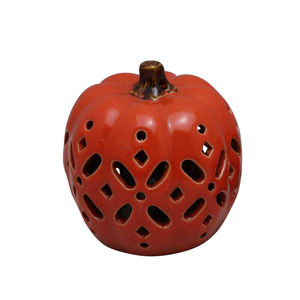 Statue en céramique SJF1324 de la marque <span class=keywords><strong>SJF</strong></span>, en différentes formes, décoration citrouille d'Halloween avec LED, vente en gros - Product Image 2