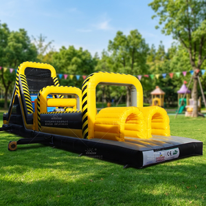 WINSUN Juegos Inflables Multijuegos para Niños para Eventos, Circuito de Obstáculos Inflable de PVC - Product Image 1