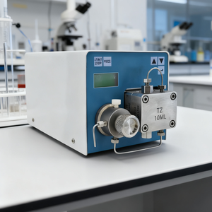 อุปกรณ์ห้องปฏิบัติการ HPLC คุณภาพดี ULC-10 ปั๊มไมโครอินฟิวชั่นแรงดันสูง ช่วงการไหล 0.001mL/min-10.000mL/min - Product Image 2