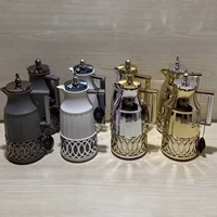 Ensemble de chauffe-plats professionnels B2B pour la restauration, 3 pièces (3L, 3.6L, 4.6L) et ensemble de bouteilles isothermes (1L+1L) en acier inoxydable isolé