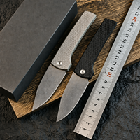 Couteau pliant RCS1101 en acier 8Cr13MoV, manche en alliage d'aluminium, couteau de poche tactique léger, outil de survie en camping, EDC
